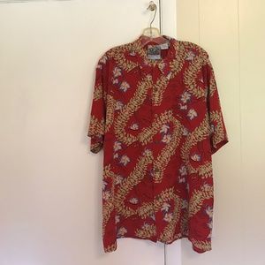 Vintage Men’s XL Avanti Silk Hawaiian Shirt